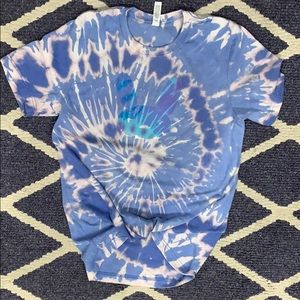 New tie dye holographic bad bunny t-shirt